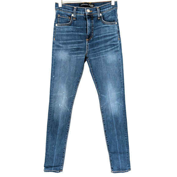 Veronica Beard Kate High Rise Skinny Jean Nantucket Dark Wash Size 25 - Picture 1 of 8